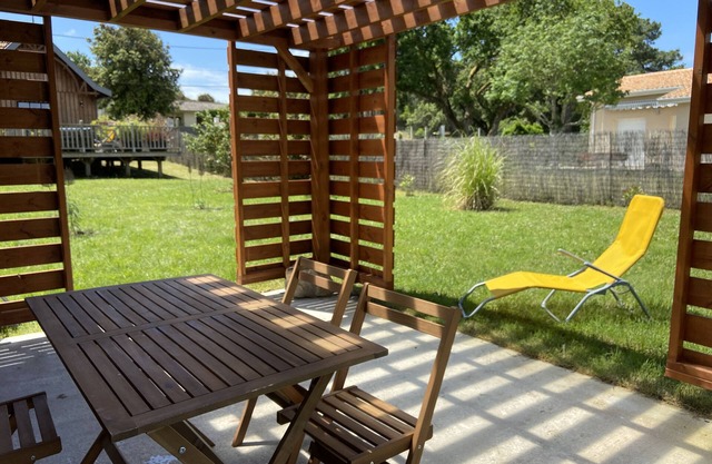 Chalet 'Ma Cabane Océan' con terraza privada, jardín privado y aire acondicionado