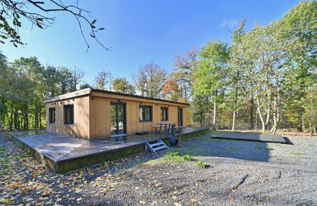 Chalet ideale ai margini della foresta