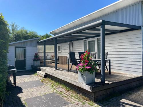Chalet op Camping in het Drents Friese Wold