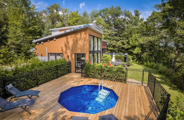 Chalet Villa Bianca Spa & river access