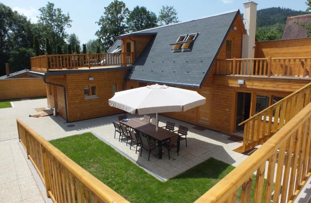 Chalets under Falcon Ridge