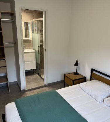 Chambre avec salle d'eau privée dans appartement partagé 200 m du tram