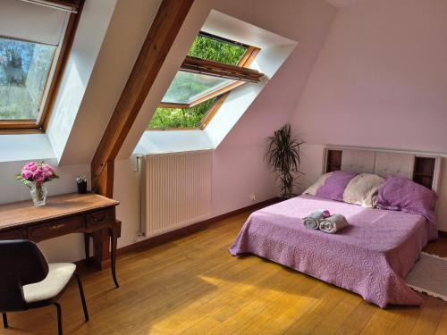 Chambre, Terrasse et Jacuzzi