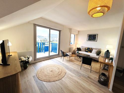 Charmant appartement 4 personnes à 50m de la plage - balcon vue mer -CELESTE