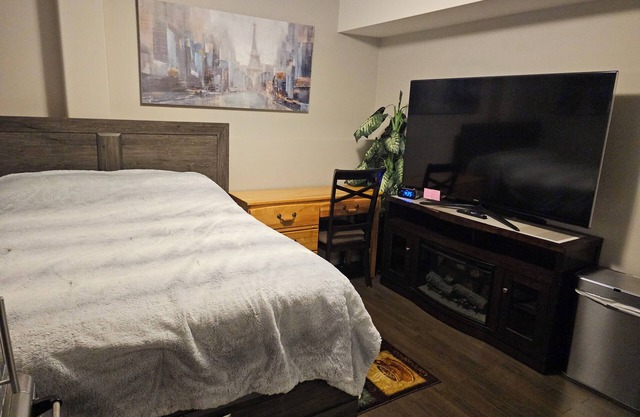 Charming 1 bedroom rental in a family home in fabulous Red Deer-WiFi, AC & 65"TV
