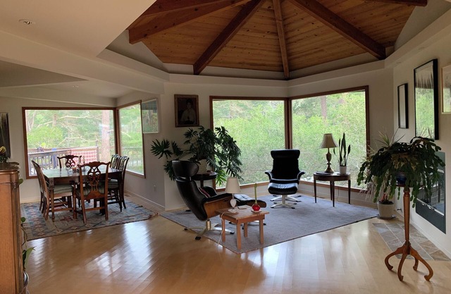 Charming 3-bedroom house in beautiful Carmel with spectacular outdoor spaces.