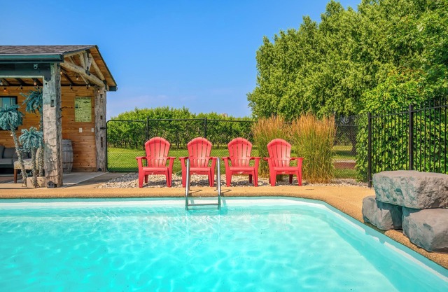 Charming 3-Bedroom Orchard Retreat with Private Pool & Sauna | Sleeps 7