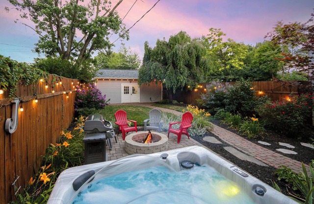 Charming 3BR w/ Hot Tub + Garden | Near OSU + More