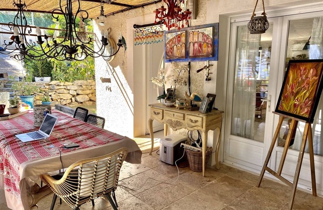Charming artist's house.