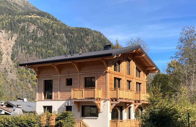 Charming chalet, New, Splendid view on Mount Blanc