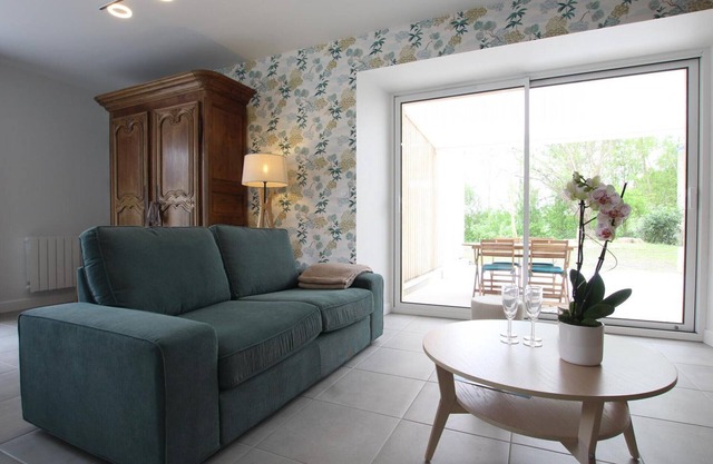Agradable Casa en Portbail-sur-Mer con Jardín y Terraza