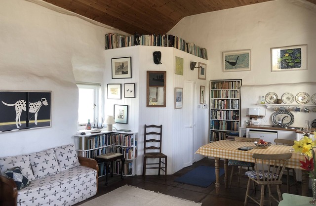 Charming cottage within the village with views across the bay.
