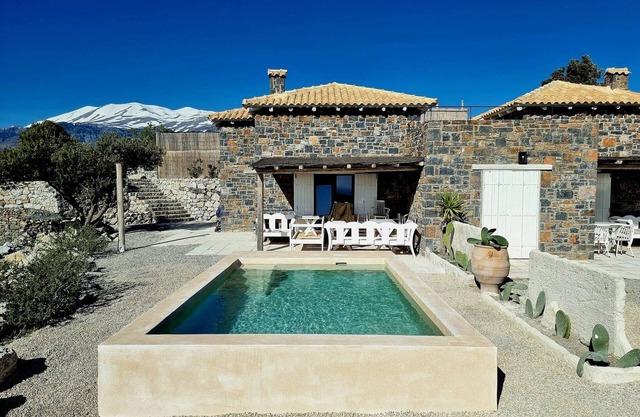 Charming Crete Villa | Villa Andreas | Terrace & Private Pool | Traditional Rooms Aesthetics | 1 Bedrooms | Agia Galini