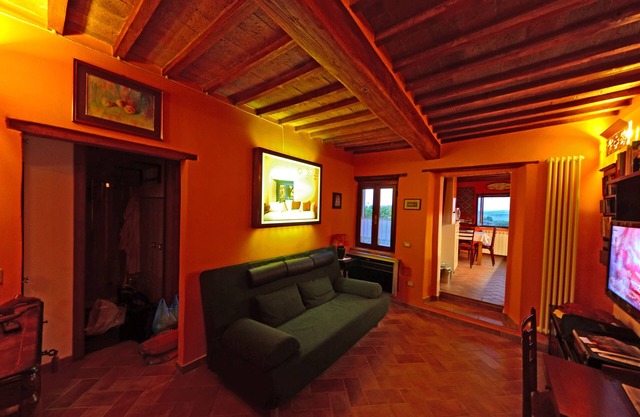 La casa de las lamparas en Val d'Orcia