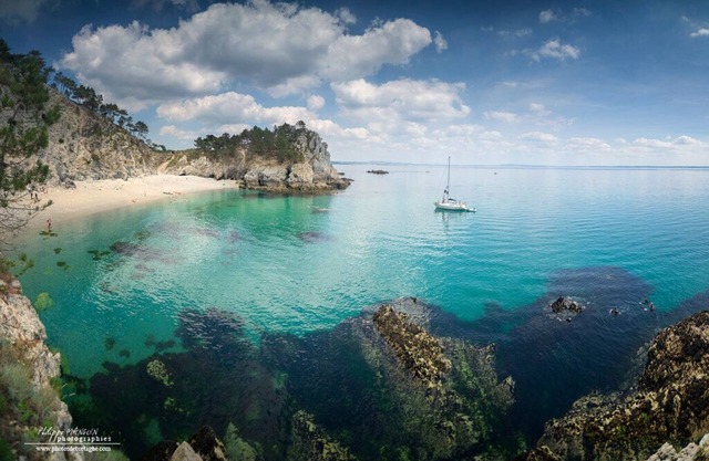 Encantadora casita Impresionante vista al mar Presqu'ile de Crozon, Roscanvel
