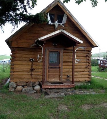 Charming Log Cabin with Mountain Views near Trails in Pony, Montana