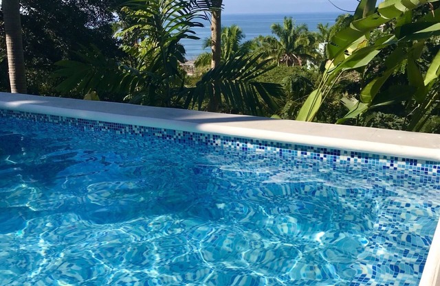 Retiro encantador con vista al mar, bahía de Matanchen