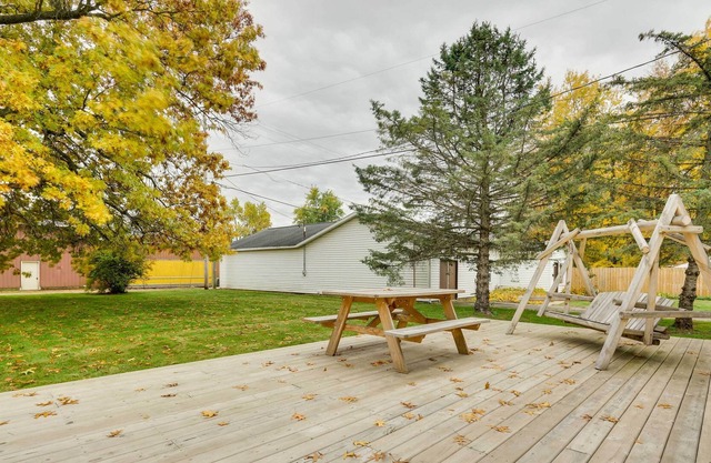 Charming Osseo Hideaway w/ Private Deck & Yard!