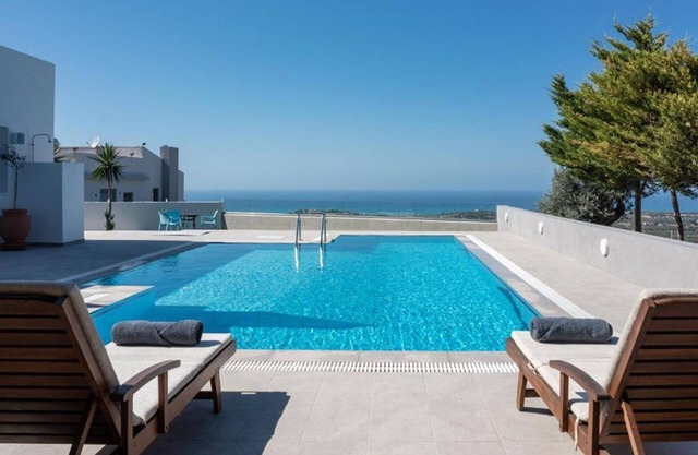 Exquisite Kissamos Villa | Villa Kritamos Haven | Beach Front | 6 Bedrooms | Breathtaking Sea Views | Private Outdoor Pool | Private Furnished Terrace | Peaceful Outdoor Ambiance | Prime Location