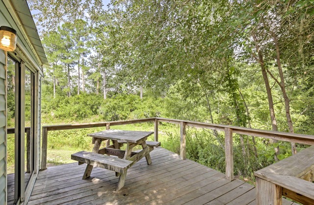 Encantadora cabaña de Silver Springs con vistas al lago + bosque!