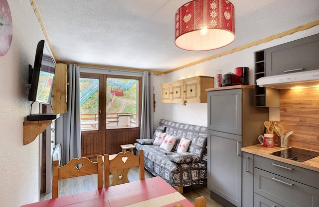 Apartamento Les Menuires, 1 dormitorio, 5 personas
