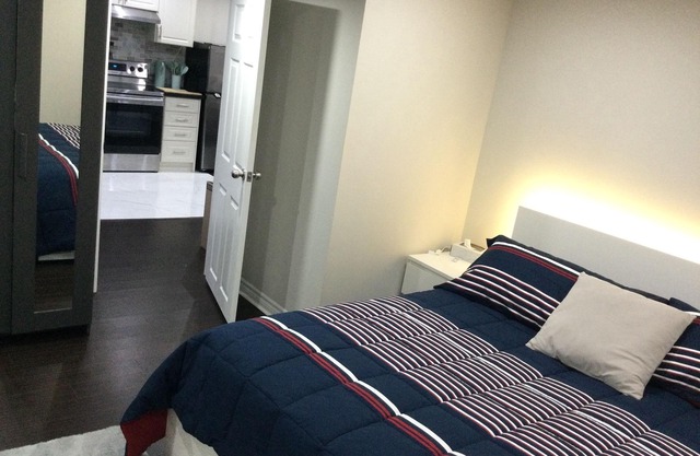 charming two-bedroom basement apartment located in Milton