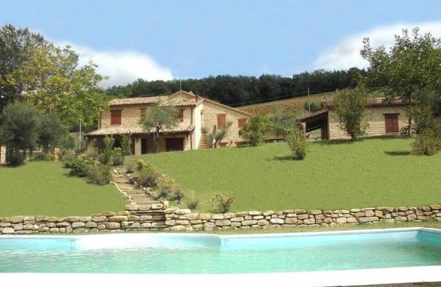 Maravillosa casa de piedra, piscina privada y característico paisaje