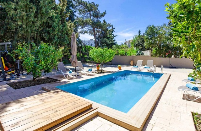 Encantadora villa con piscina, barbacoa, aire acondicionado y WiFi.