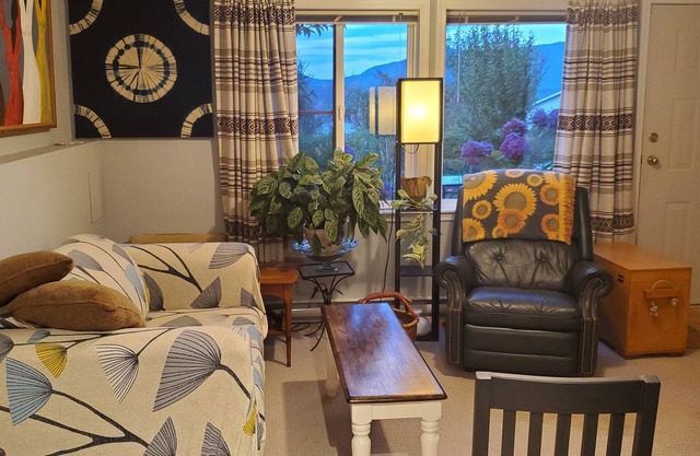 Charming walkout basement patio suite - ocean views.