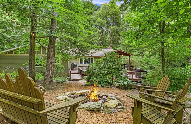 Chef’s Kitchen, Fire Pit & Soaking Tub | Quiet Escape + Biltmore Pass