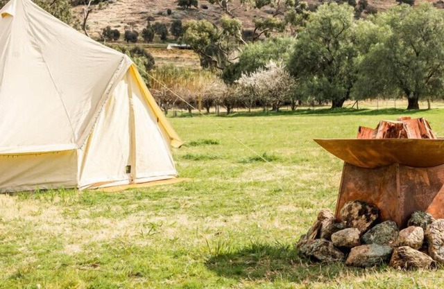 Cherry Blossom Glamping Tent at La Paloma Farm