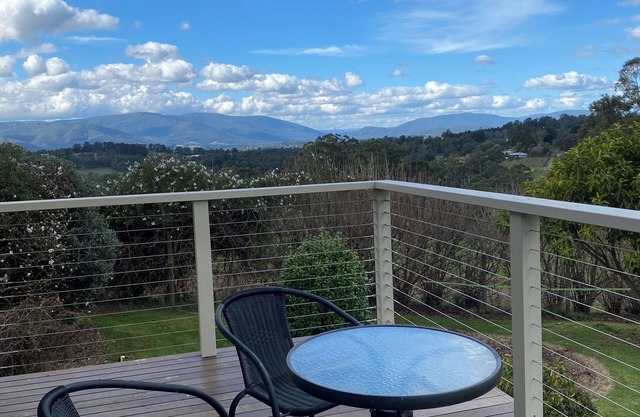 Cherry Haven farmhouse overlooking Yarra Valley