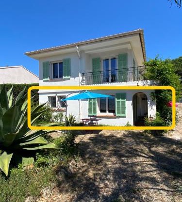 Chez Madou, T1 en bas de villa et rez de jardin à 900m de la mer et des commerces