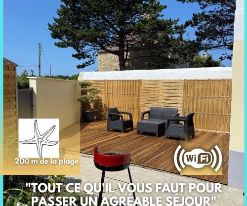 Chez Sylviane Rez-de-Chaussée 200 m de la mer