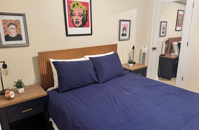 Chic 1-bedroom townhome with WiFi and AC in vibrant Columbia Heights in DC