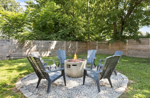 Chic Retreat w/Fire Pit & Backyard