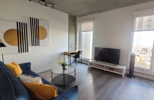 Chic Bridgeland 1 BR condo wt prkng sleeps 4 5 min to DT