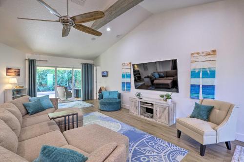 Chic Cocoa Beach Oasis with Pool - Steps to Shore!