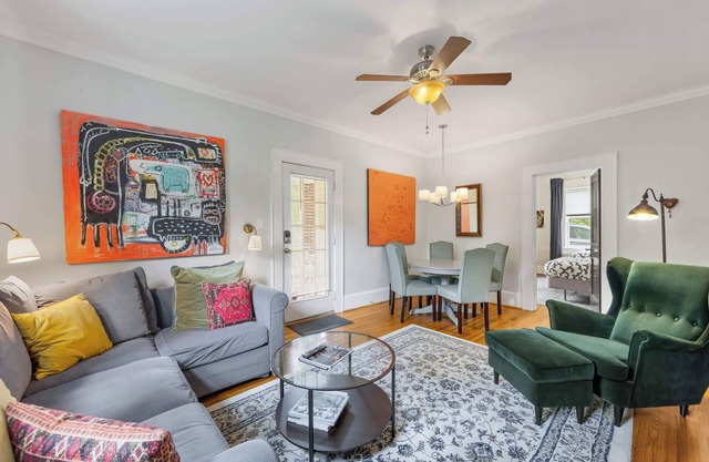 800 Magnolia #1: Chic 2BR w/ Porch, near Dilworth