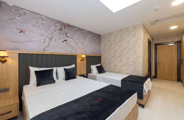 Chic hotel suite in cool Istanbul with WiFi, AC