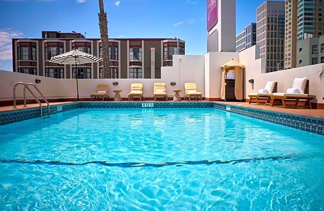Chic Stay with Heated Pool, Steps from Union Square & Popular Attractions