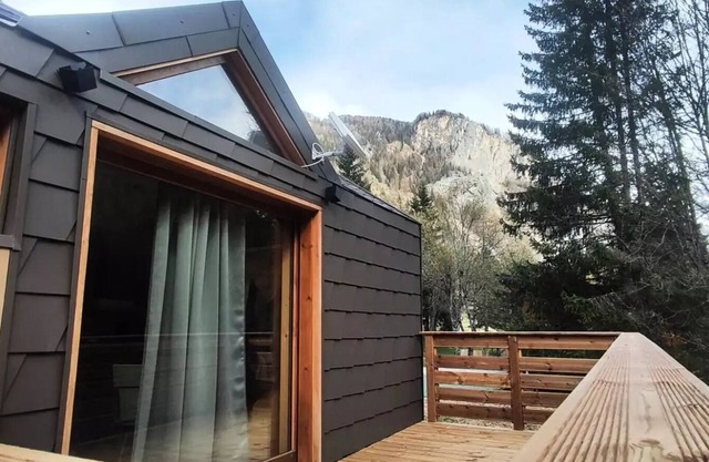 Chrystal - Chalet Cime - 18 m2 - Wohn-/Küchebereich, 1 Schlafzimmer, 1 Badezimmer 2 persons