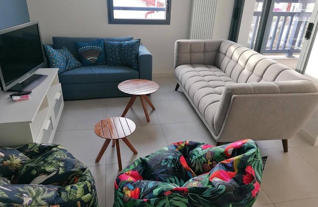 Ciboure croix Blanche, Appt 6 personnes + parking