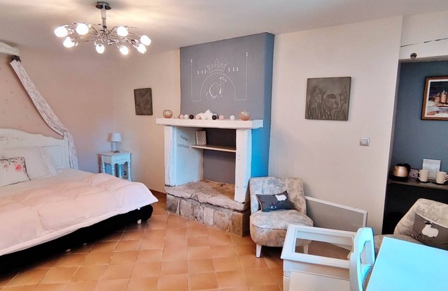 Habitación clásica “La Blanche Hermine” con terraza