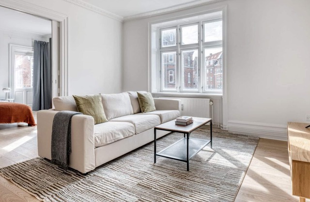 Classic Vesterbro 2BR w/ W/D, Office & Balcony, nr Kødbyen, by Blueground