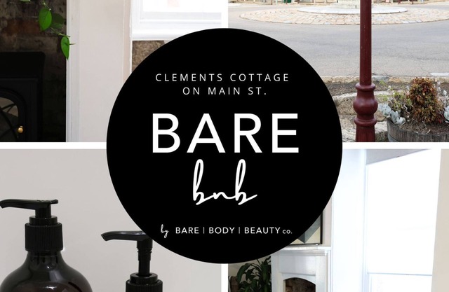 Clements Cottage on Main St. Bare bnb by Bare Body Beauty co.