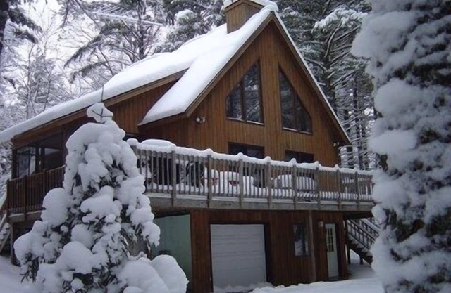 Adirondack Mtn Chalet privado en el bosque de pinos