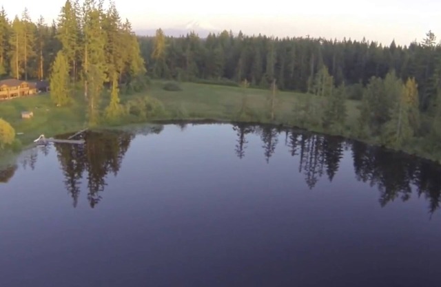 Close-in Beautiful Retreat: Gran entorno privado frente al lago, estilo Lodge