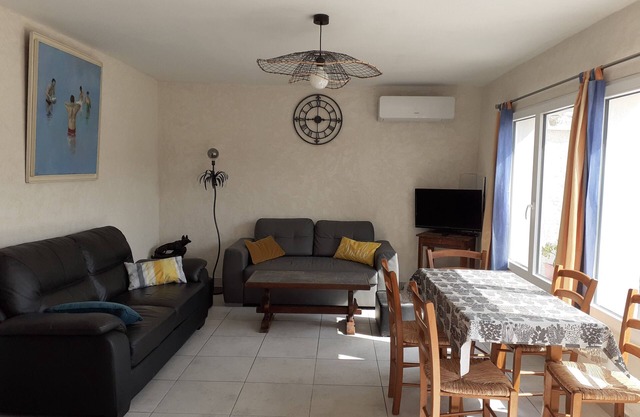 CLOSE TO THE BEACHES recent house, all comfort CLIM 4 pers