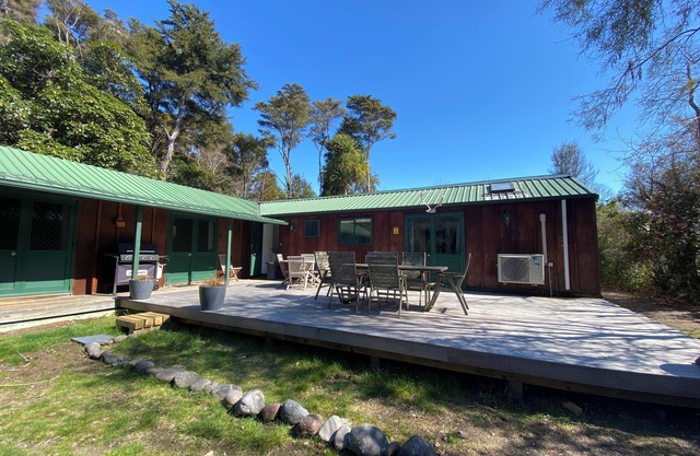 Close to the river, 11 TeAho is a family lodge with plenty of character